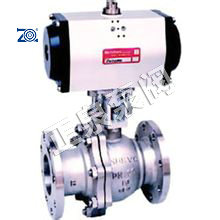 Q641TC 气动带手动陶瓷球阀：