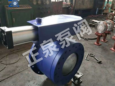 气动进料圆顶阀