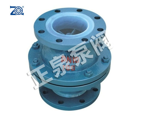 H40F46衬氟立式止回阀